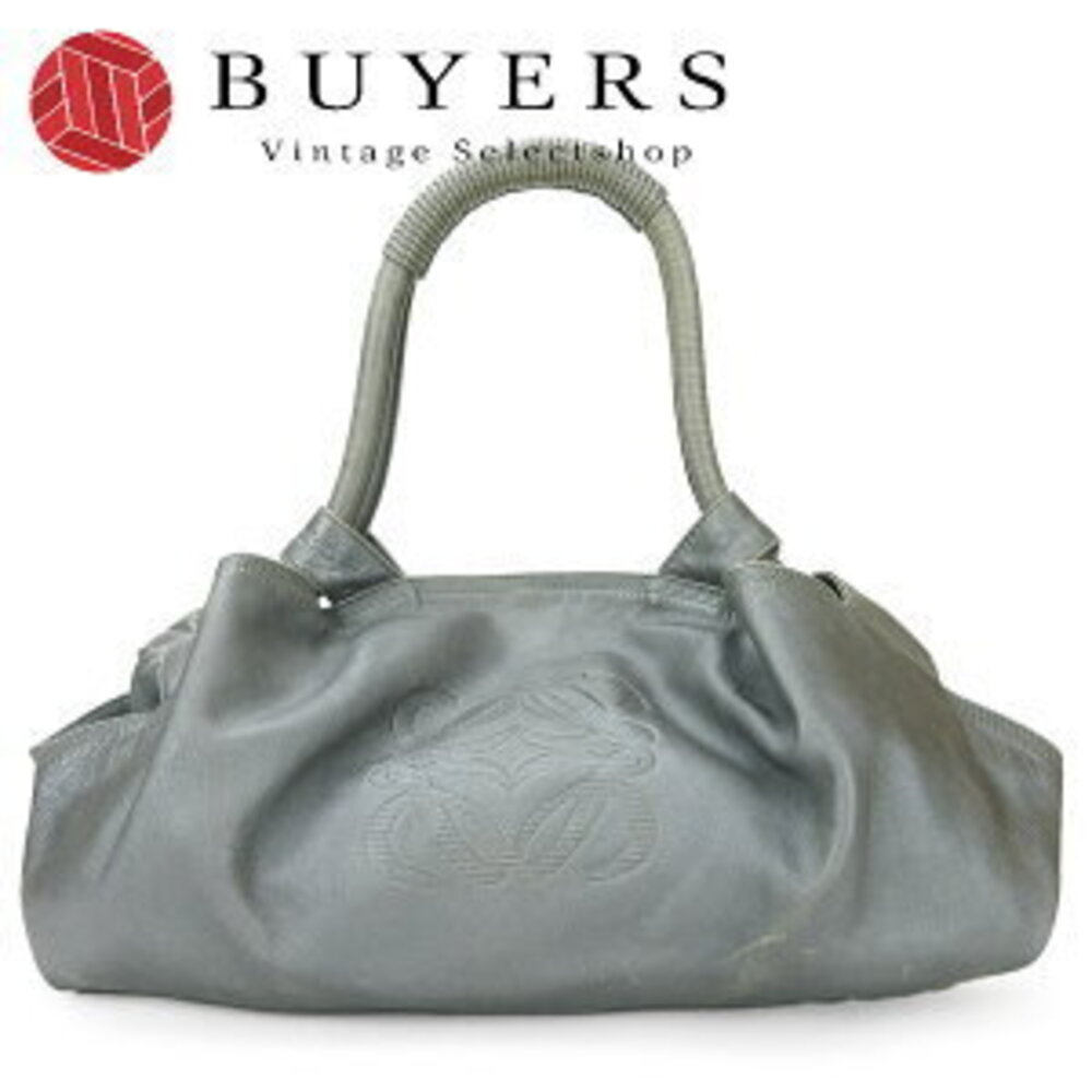 Loewe handbag Nappa Aire Anagram leather gray